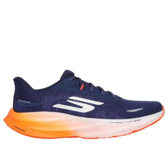 Foto van product Skechers Aero Spark Sneaker CM Marine / Oranje, Vegan, Mag in de wasmachine, Arch Fit, Hyper Burst