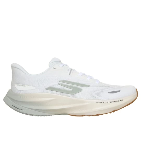Foto van product Skechers Aero Spark Sneaker CM Wit / Groente, Vegan, Mag in de wasmachine, Arch Fit, Hyper Burst