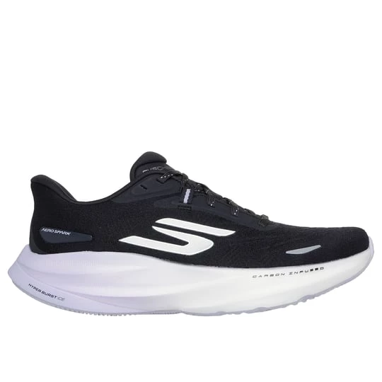 Foto van product Skechers Aero Spark Sneaker CM Zwart / Purper, Vegan, Mag in de wasmachine, Arch Fit, Hyper Burst