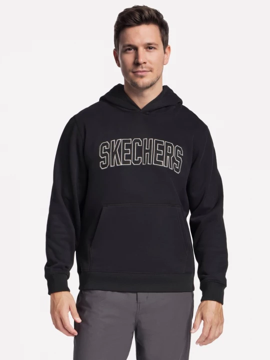 Foto van product Skechers Alumni hoodie CM Zwart, Maat Small