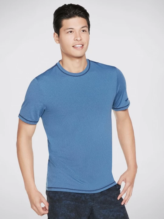 Foto van product Skechers Apparel Kinetic T-shirt CM Blauw, Maat Small