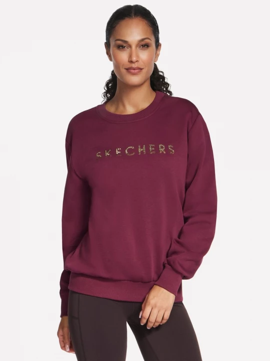 Foto van product Skechers Bling Crew Top CM Bourgondië / Roze