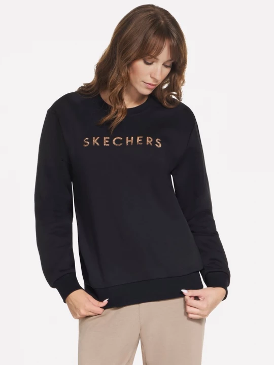 Foto van product Skechers Bling Crew Top CM Zwart