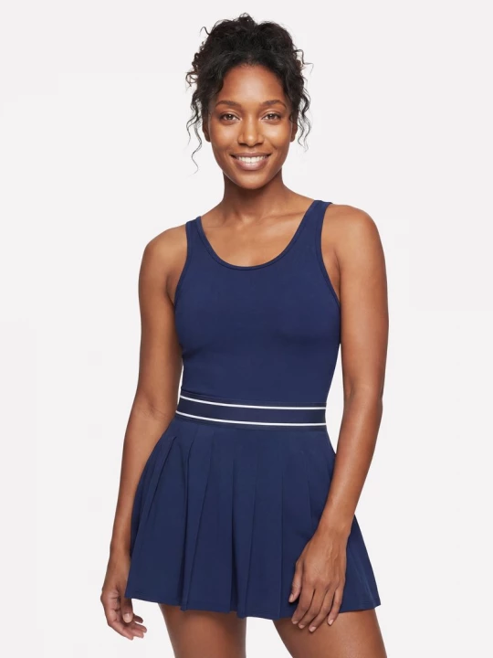 Foto van product Skechers Court Pleated Dress CM Marine