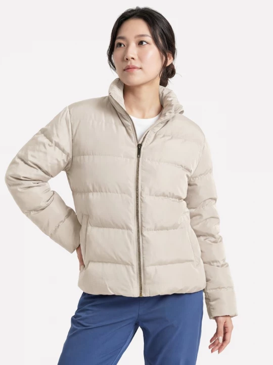 Foto van product Skechers Cozy Fit Allure Down jack CM Natuurlijk / Bruinen