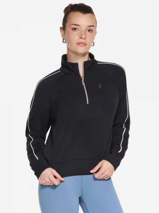 Foto van product Skechers Cozy Luxe 1 / 4 Zip CM Zwart