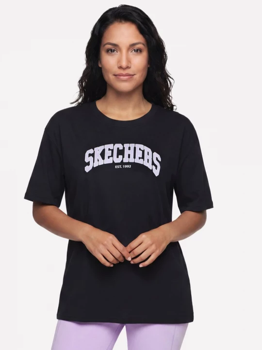 Foto van product Skechers Destination short Sleeve T-shirt CM Zwart