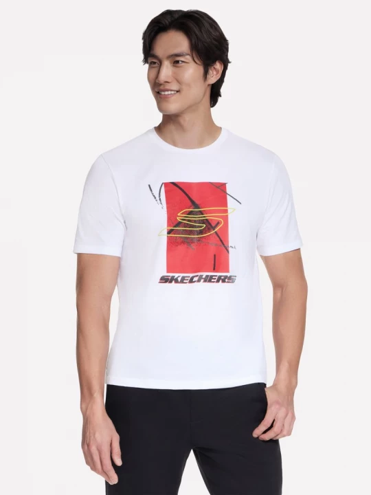 Foto van product Skechers Endurance Edge shirt CM Wit, Maat Small