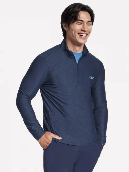Foto van product Skechers GO DRI All Day 1 / 4 Zip CM Marine, Maat Small