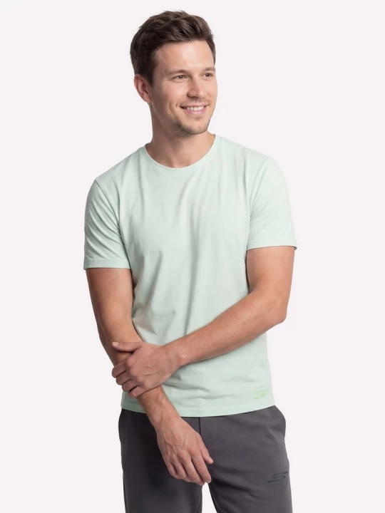 Foto van product Skechers GO DRI All Day T-shirt CM Limoen / Blauw, Maat Small
