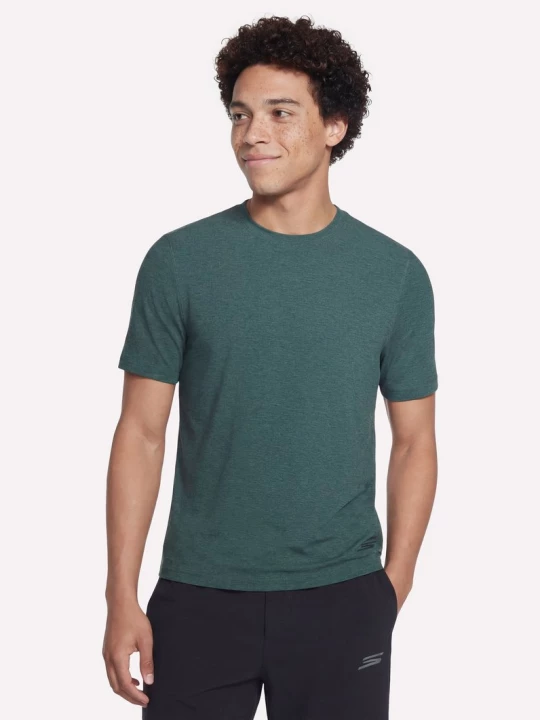 Foto van product Skechers GO DRI All Day T-shirt CM Sshirtn / Olijf, Maat Small