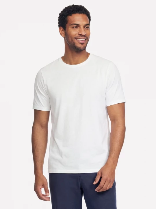 Foto van product Skechers GO DRI Pima Crew Top CM Wit, Maat Small
