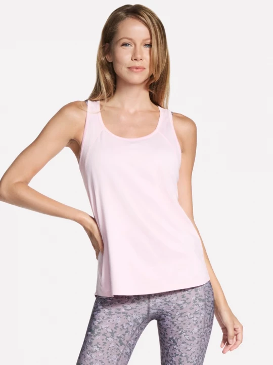 Foto van product Skechers GO DRI Swift Performance Tank Top CM Wit / Roze