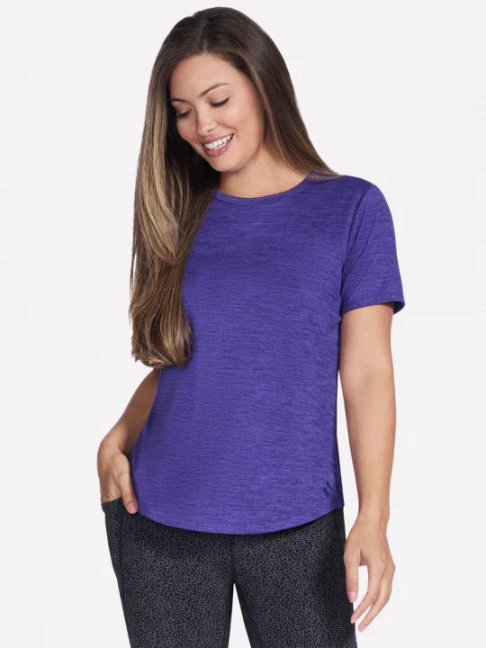Foto van product Skechers GO DRI Swift T-shirt CM Marine / Purper