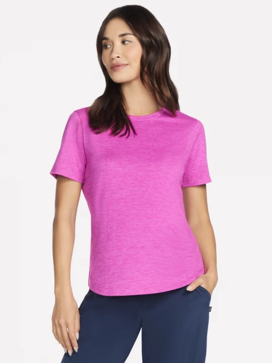 Foto van product Skechers GO DRI Swift T-shirt CM Neon Roze / Lavendel
