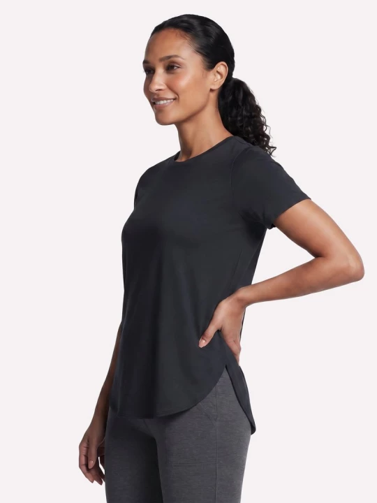 Foto van product Skechers GO DRI Swift tuniek top T-shirt CM Zwart