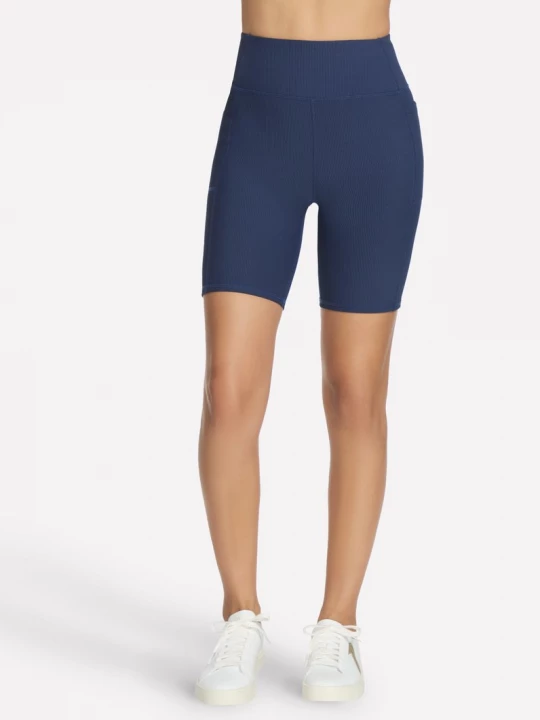 Foto van product Skechers GO FLEX RIB High Waisted 8 Inch Bike kort CM Marine