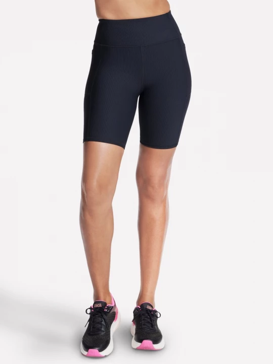 Foto van product Skechers GO FLEX RIB High Waisted 8 Inch Bike kort CM Zwart