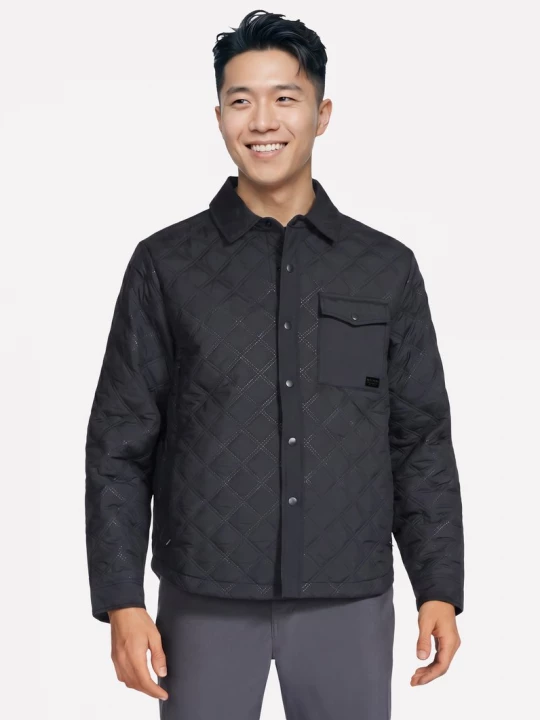 Foto van product Skechers GO SHIELD Cozy Fit Altitude Bonded jack CM Zwart, Maat Small