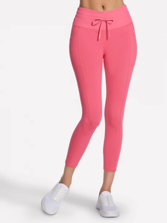 Foto van product Skechers GO WALK Rib Mix High Waisted 7 / 8 Legging CM Taupe / Koraal