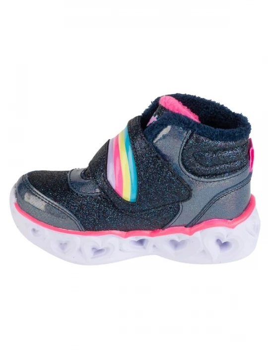 Foto van product SKECHERS Laarzen 'Skechers Heart Lights - Brilliant Rainbow' donkerblauw
