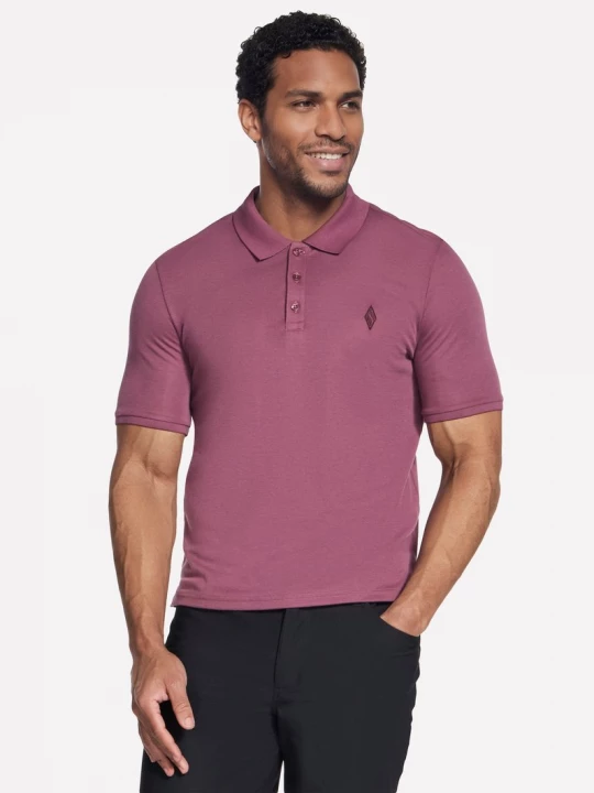 Foto van product Skechers Off Duty Polo CM Chocola / Bourgondië, Maat Small
