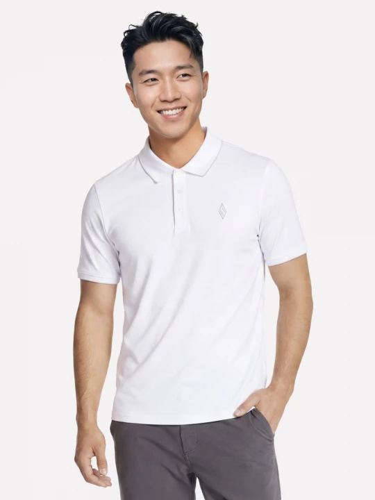 Foto van product Skechers Off Duty Polo CM Wit, Maat Small