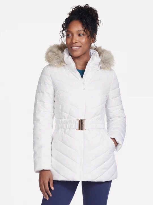 Foto van product Skechers On-The-GO GO SHIELD Cozy Fit Belted Parka CM Wit