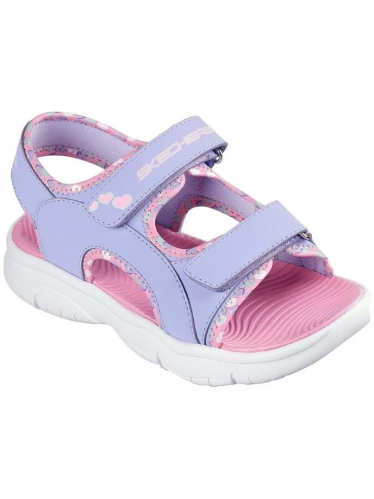 Foto van product SKECHERS Open schoenen 'Flex Splash - Heart' lila