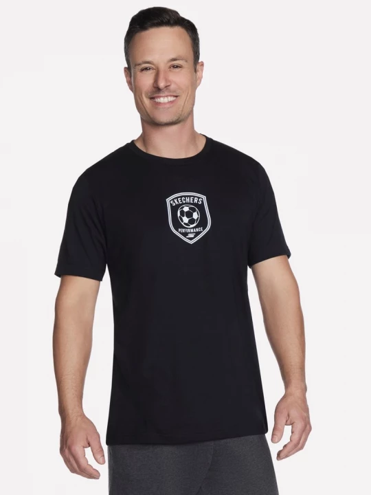Foto van product Skechers Performance short Sleeve T-shirt CM Zwart, Maat Small