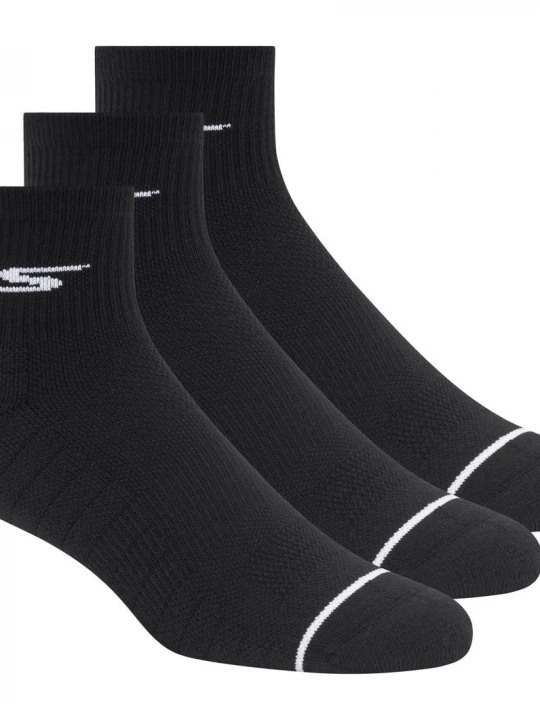 Foto van product Skechers Quarter Premium Basicsokken - 3 Pack CM Zwart, Maat Large