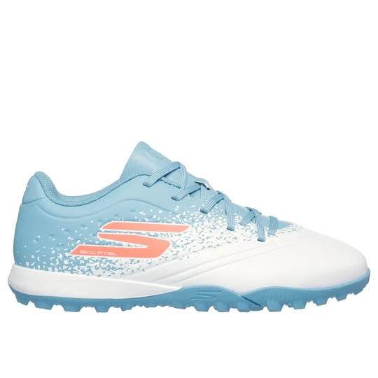 Foto van product Skechers Razor 1.5 Jr Youth TF Shoes CM Wit / Turkoois