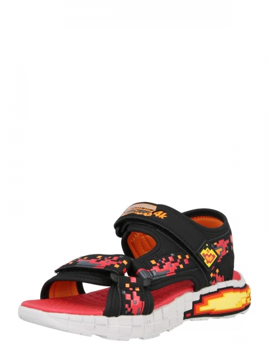 Foto van product SKECHERS Sandalen 'Mega-Splash 4K' grijs / oranje / kersrood / zwart