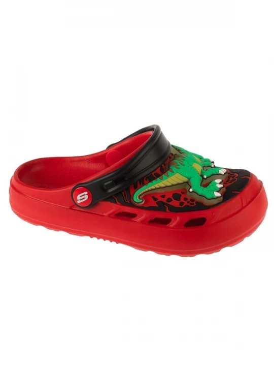 Foto van product SKECHERS Sandalen 'Skechers Foamies: Swifters - T-Rex-Brights' rood