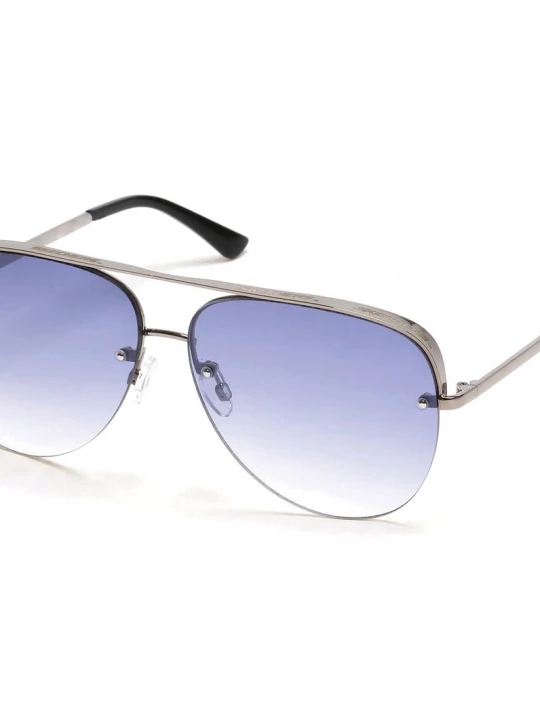 Foto van product Skechers Semi-Rimless Metal Aviator CM Gunmetal / Zwart