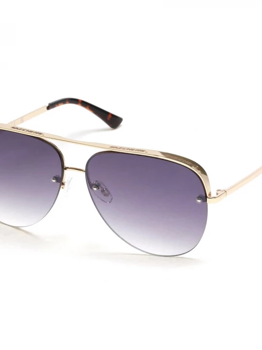 Foto van product Skechers Semi-Rimless Metal Aviator CM Licht Goud