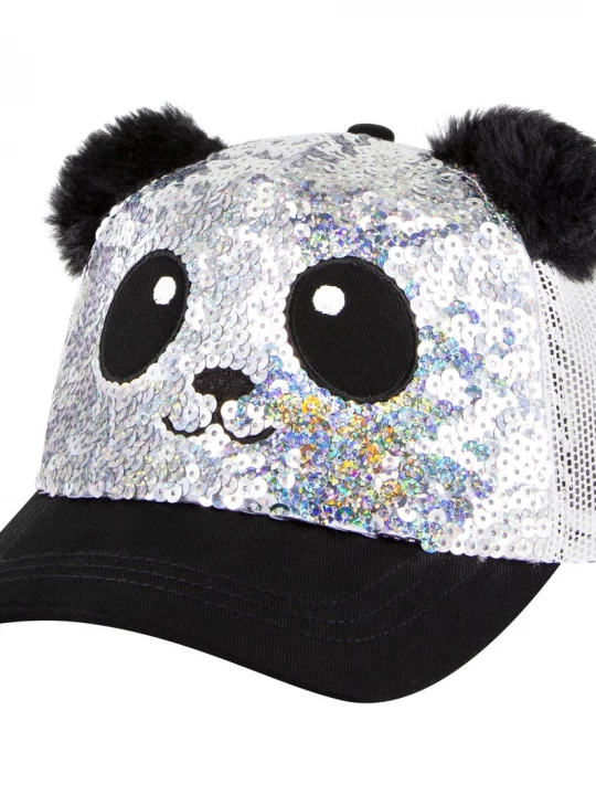 Foto van product Skechers Sequin Panda Hat CM Zilver / Zwart