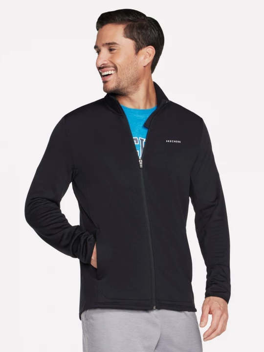 Foto van product Skechers SKECH-KNITS ULTRA GO Thermal Full Zip jack CM Zwart, Maat Small