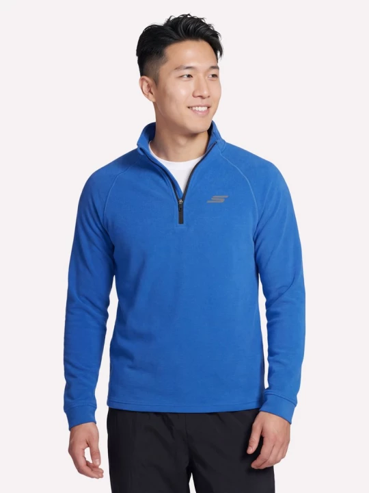 Foto van product Skechers SKECHCLOUD Elevate 1 / 4 Zip CM Blauw, Maat Small