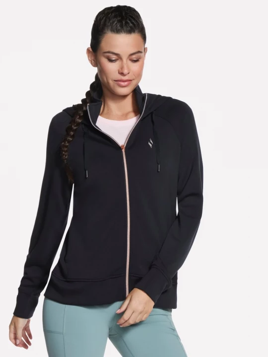 Foto van product Skechers Skechluxe Elevate Full Zip jack CM Zwart