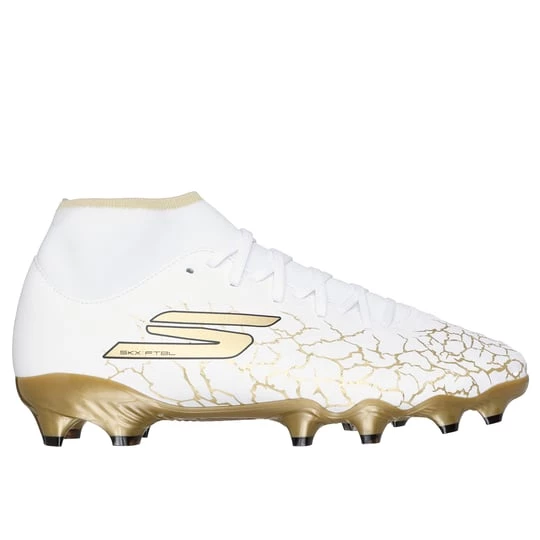 Foto van product Skechers SKX_1.5 High Academy FG Shoes CM Wit / Zwart / Goud