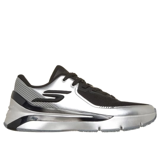 Foto van product Skechers SKX Full-Court Press Sneaker CM Zwart / Zilver, Vegan