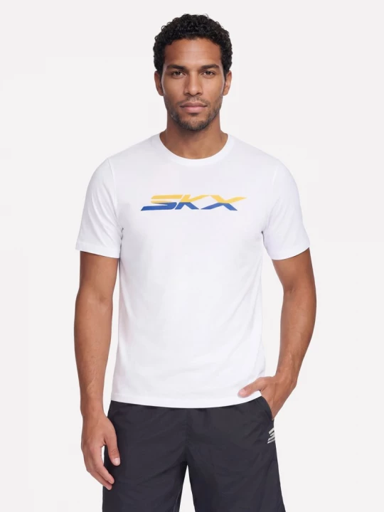 Foto van product Skechers SKX short Sleeve T-shirt CM Wit, Maat Small