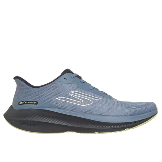 Foto van product Skechers Slip-ins: Aero Pulse Sneaker CM Blauw / Limoen, Vegan, Mag in de wasmachine, Arch Fit