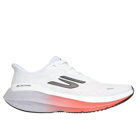 Foto van product Skechers Slip-ins: Aero Pulse Sneaker CM Wit / Koraal / Lavendel, Vegan, Mag in de wasmachine, Arch Fit