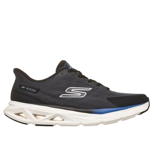 Foto van product Skechers Slip-ins: Glide-Step Vortex Sneaker CM Zwart / Houtskool, Vegan, Mag in de wasmachine