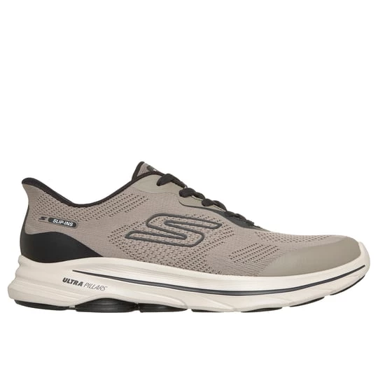 Foto van product Skechers Slip-ins: GO Walk 8 - Ozzie Sneaker CM Donker Taupe, Vegan, Mag in de wasmachine