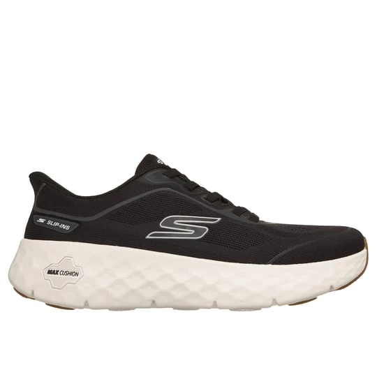 Foto van product Skechers Slip-ins: GO WALK Max Cushioning Flex - Pave Sneaker CM Zwart / Wit, Vegan, Mag in de wasmachine