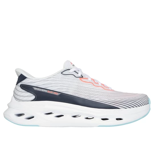 Foto van product Skechers Slip-ins: Max Cushioning Glide-Step - Sapphire Sneaker CM Wit, Vegan, Mag in de wasmachine