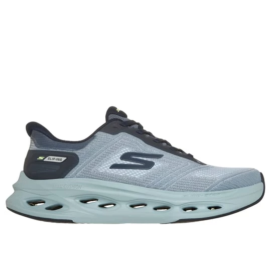 Foto van product Skechers Slip-ins: Max Cushioning Glide-Step Sneaker CM Leigrijs, Vegan, Mag in de wasmachine
